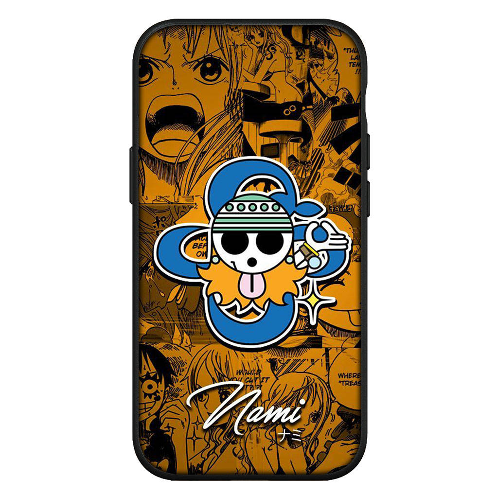 Cover for iPhone 16 15 Xiaomi Redmi Note 14 13 12 11 Pro Max X 8 9 16e Samsung Galaxy S25 S24 S23 Moto E15 OPPO Huawei Nami One Piece Luffy Phone Case