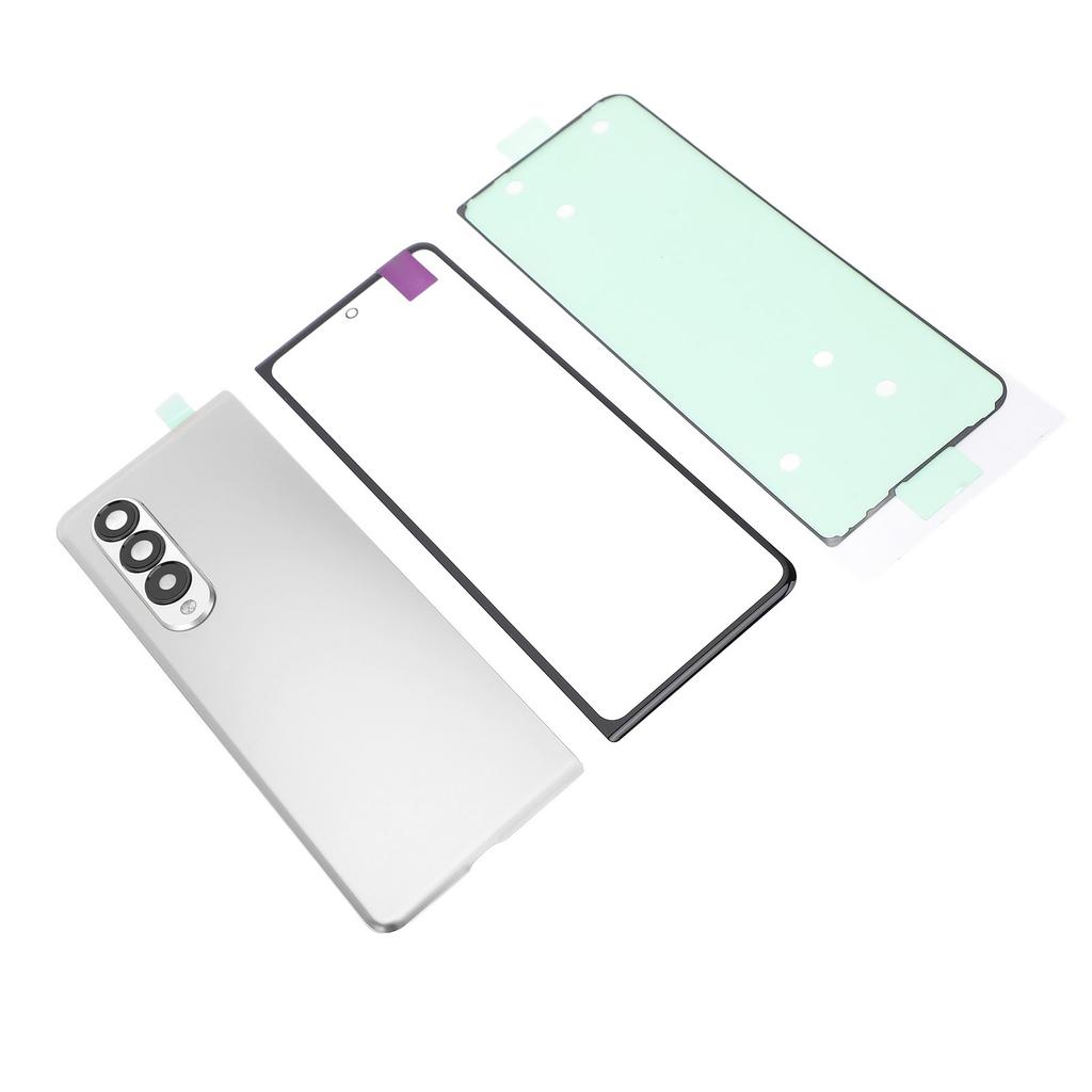 Back Glass Cover Replacement Housing Door and Front Outer Lens Glass Screen Replacement for Fold 3 5G F926 Pre Installed Camera Lens Adhesive