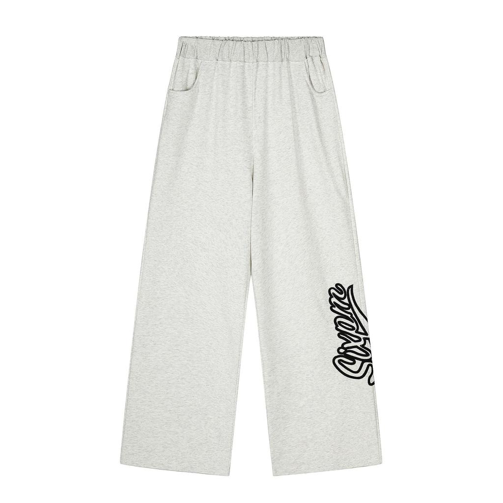 Trendige 6PM schwere Baumwoll-Reißverschlussjacke: Lockerer Schnitt, Streetwear-Stil mit aufgesetzter Stickerei.