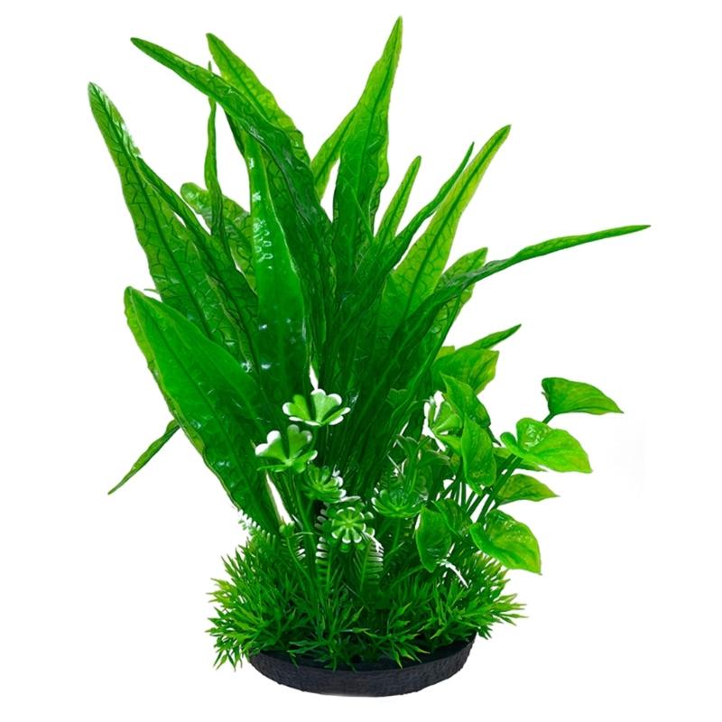 

Aquatic Plant Leaves for FishTank Aquarium Decoration Beautiful Appearance Artificial Plant Leaves Multicolored