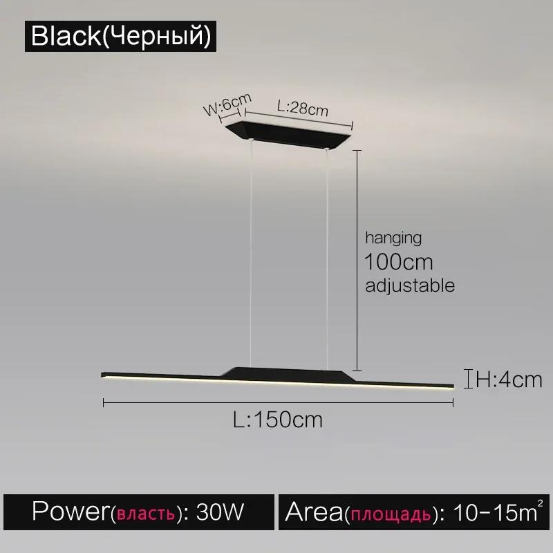 Pendant Lamps Italian Minimal Modern Studio Lamparas One Word Long Lights Restaurant Bar Ceiling Chandeliers Lustre De Salon