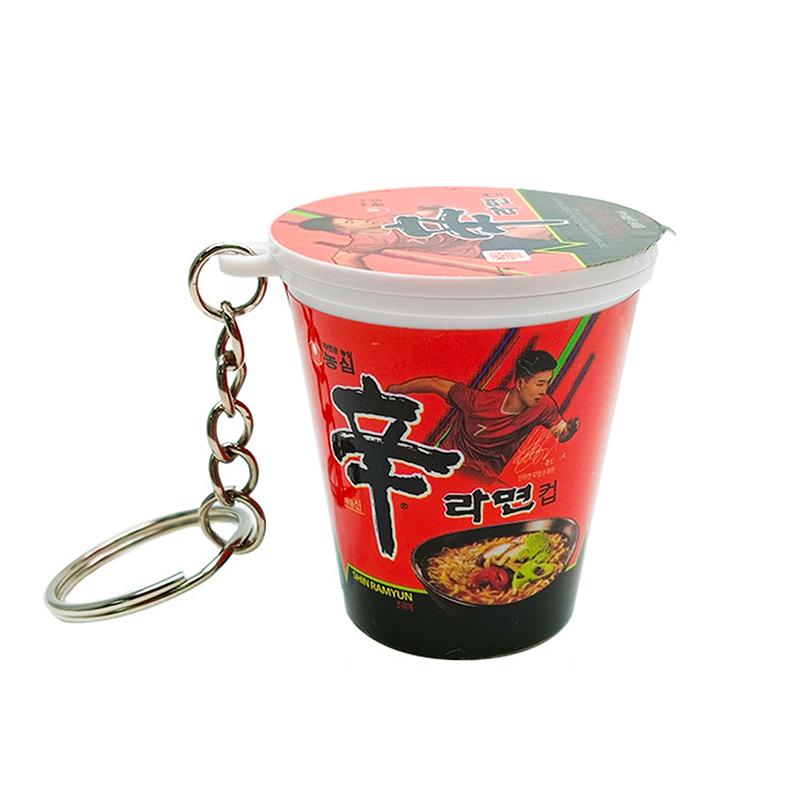 Novinka Simulace Instantní Nudle Klíčenka Mini Svačinky Přívěsek na Tašku Kreativní Ozdoba na Batoh Doplňky Dárky