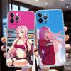 PP64 Zero Two Soft Shell Transparent Phone Case for Motorola Moto G7 G8 G9 G84 G85 G73 G24 G15 Z2 Play Power Plus