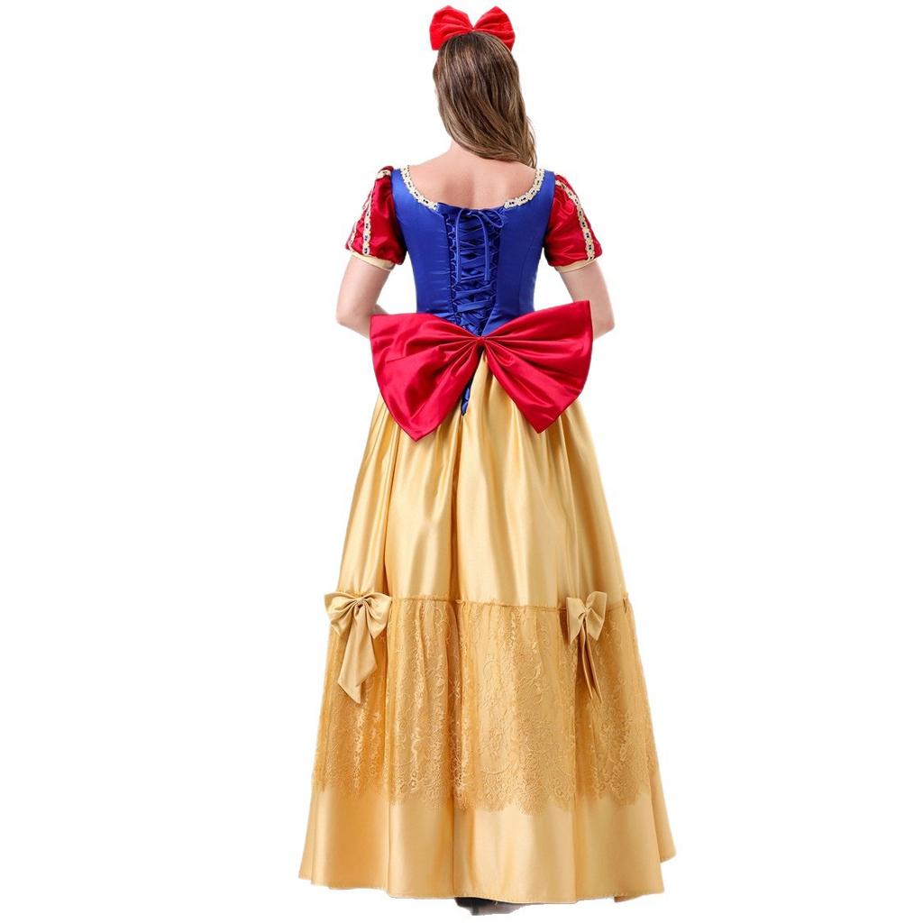Halloween Deluxe Snow White Dress Cosplay Adult Snow White Annual Meeting Dress Drama Costume
