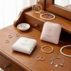 Single/Double Layers Jewelry Storage Bag Multiple Sections Jewelry Case  for Earrings Bracelets