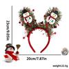 Christmas Hairband Hair Accessories New Deer Horn Bow Headwear Christmas Festival Sweet and Cute Headband Accessories