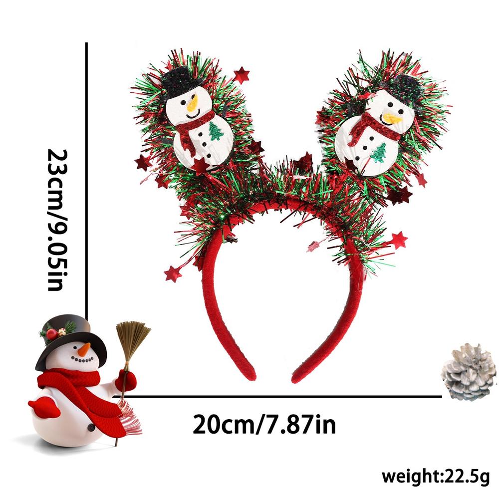Christmas Hairband Hair Accessories New Deer Horn Bow Headwear Christmas Festival Sweet and Cute Headband Accessories