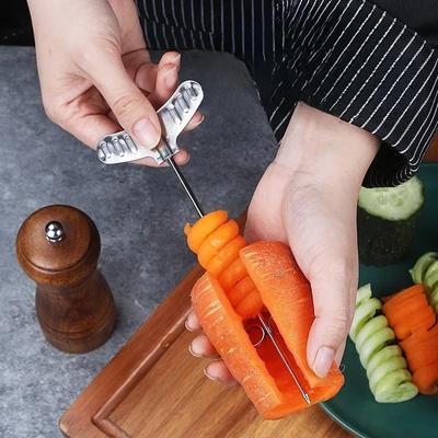 Vegetables Spiral Knife Potato Carrot Cucumber Salad Chopper Easy Spiral Screw Slicer Cutter Spiralizer Kitchen Vegetable Tools