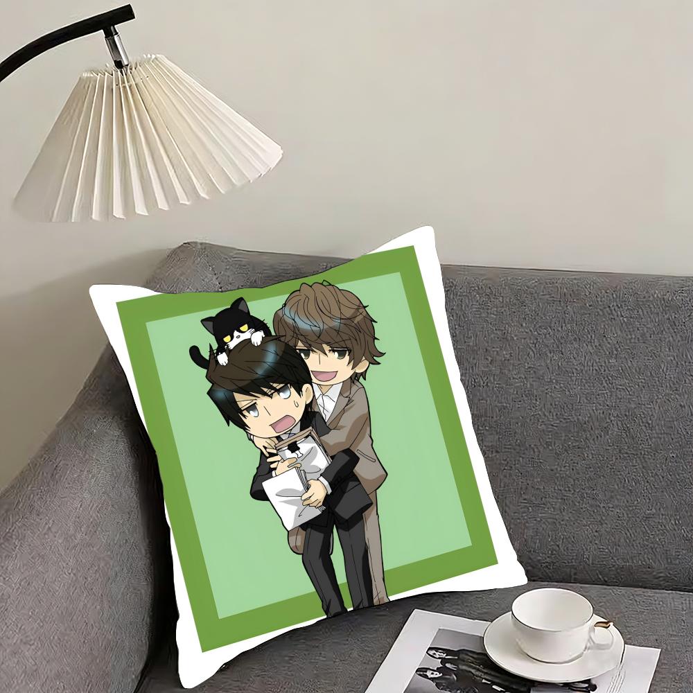 

The world s first love Cushion Cover Reversible Plush Pillow Cover – For car, sofa, bedroom, perfect as a gift. 12x12Inch