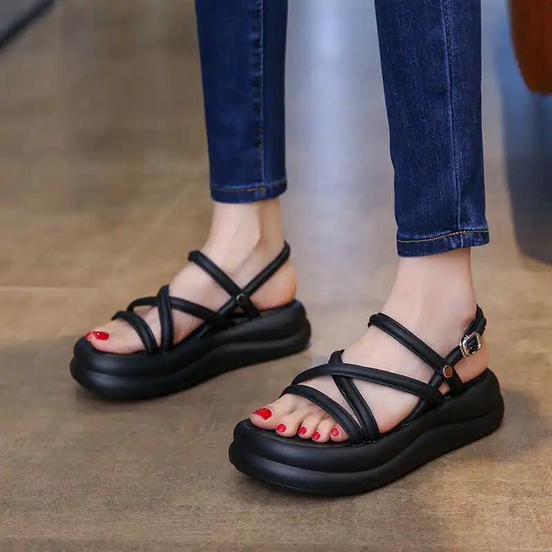 Fashion Sling Back Round Foot Green Slippers Tennis From 2 To 7 Years Shoes Woman Summer Sandals Sneakers Sport Trend Fashionable