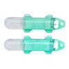 2PCS Underwater Fishing Light Fiber Optic LED Deep Drop Fishing Light Flashing Attractants Fish