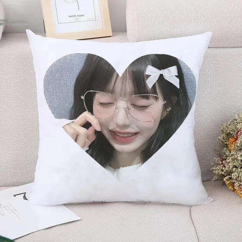 Pillow Cases Decorative Cushions Cover for Sofa Jang WonYoung Pillowcase Pillowcases Car Decoration Cushion Covers