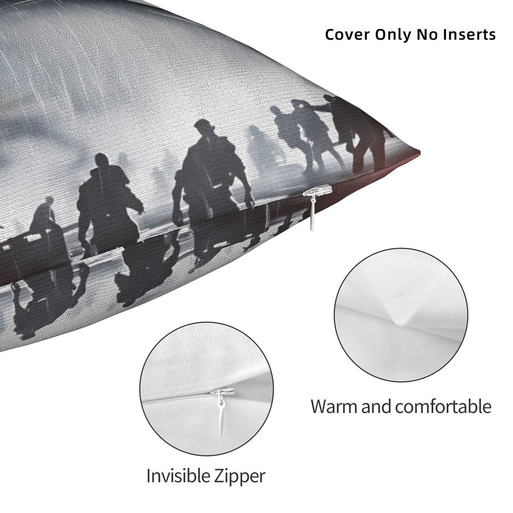 Residents Evils Pillow Case Graphic Pillow Cover For Living Room Bed Chair Vintage Pillowcases