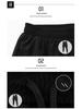 Men's Quick-Dry Stretch Running Tights, Fake Two-Piece, Black/Grey