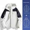 Women's 2024 Three-in-One Winter Hiking Windbreaker: Thickened, Warm, and Windproof Outdoor Jacket
