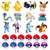 Ball Pokemon Deform Pokeball Figure Pawmi Quaxly Fuecoco Gengar Pikachu Eevee Mew Charizard Blastoise Venusaur Doll Toy Figurine