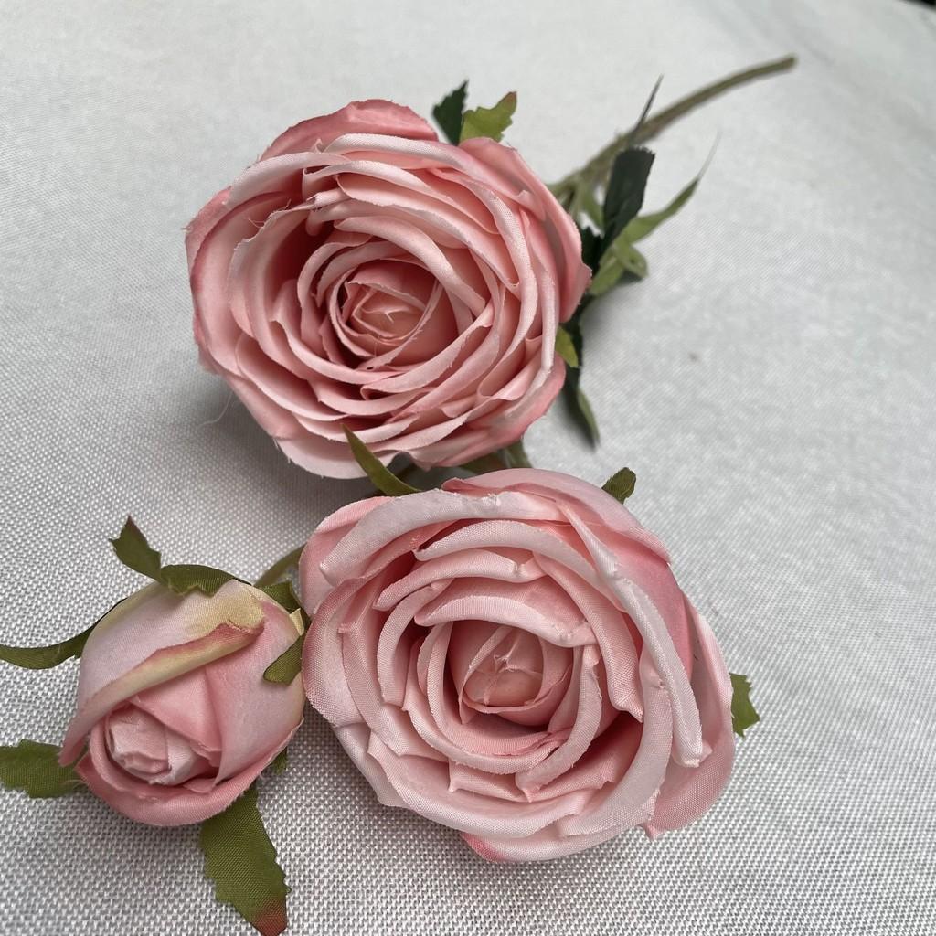 Silk Rose Realistic Floral Arrangement For Wedding And Home Gift Decoration