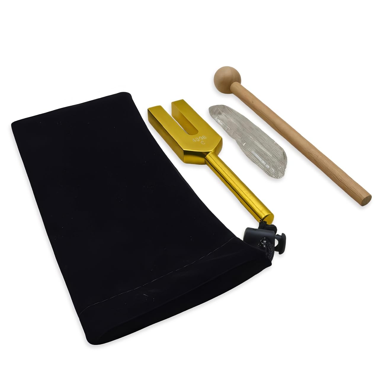 

Crystal Tuner with a dedicated wooden mallet for a cleansing sound that is perfect for Includes a crystal and [Sedona Magic] (Gold) beginners. point, золотой