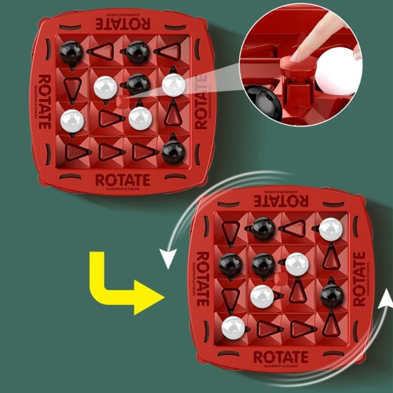 2 Player Fast Strategy Game Track Logics Chess Game Kids Educational Toy for Fun Family Game Party Toy Birthday Gift