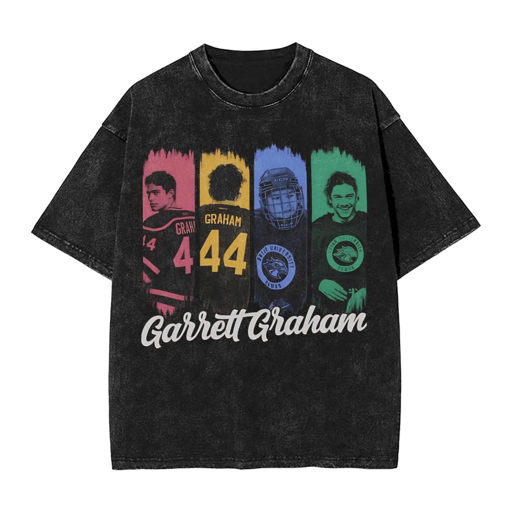 Graphic Printed Off Campus Stephen Kalyn Briar Graham 44 Washed Shirts Merch Harajuku T-Shirts  Men Women Vintage Top Short Sleeve Casual Clothing