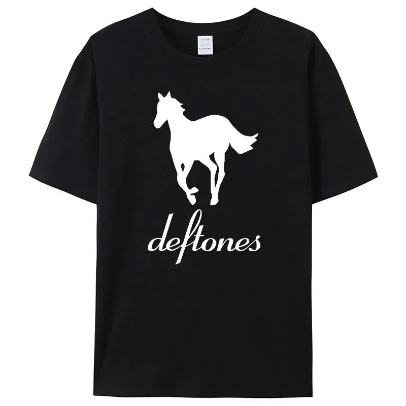 Nový Deftones Merch Chino Moreno Diamond Pánské bavlněné tričko Volné a pohodlné Pánské Harajuku Top Streetwear Pánské oblečení