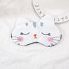 Plush Cartoon Cat Iron-on Cold Hot Compress Sleep Eye Mask Children's Universal Winter Home Outdoor Light Blocking