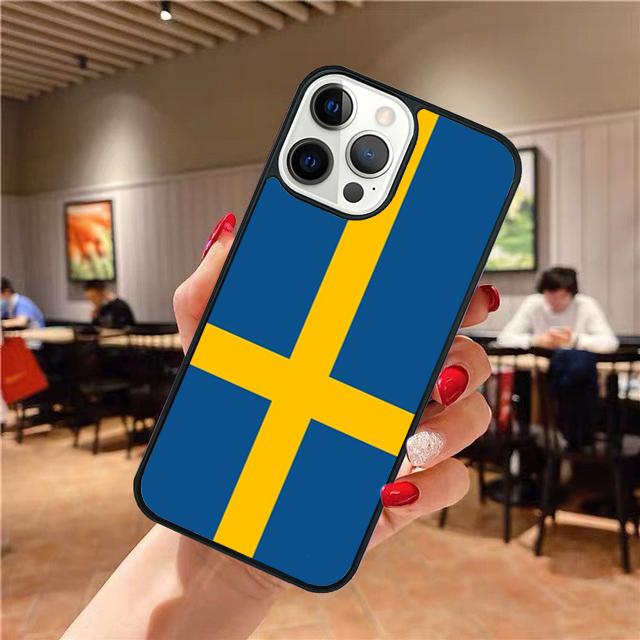 Sweden Flag phone Case Cover For iPhone 17 Air 16 15 14 Plus apple 16 11 12 13 Pro Max coque