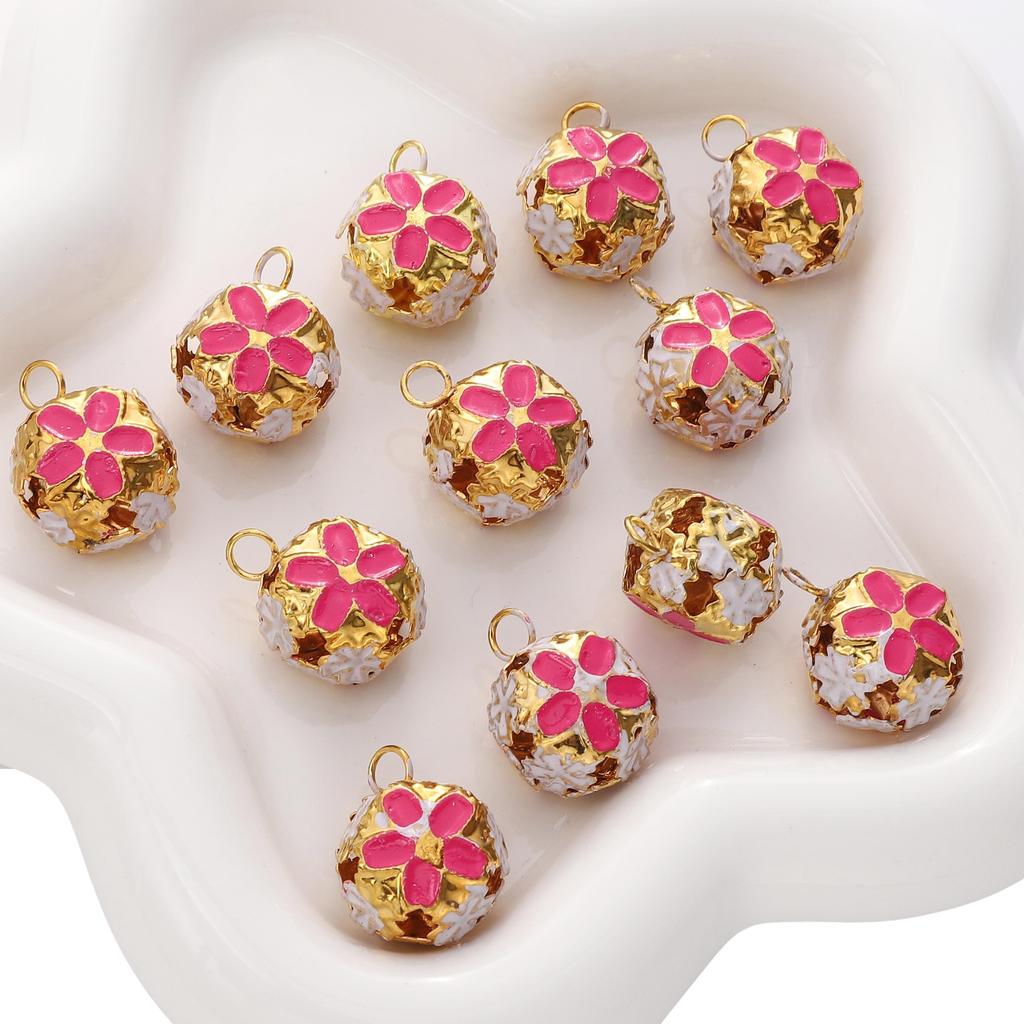5-50Pcs Iron Colorful Bell For DIY Bracelet Necklace Keychain Accessories