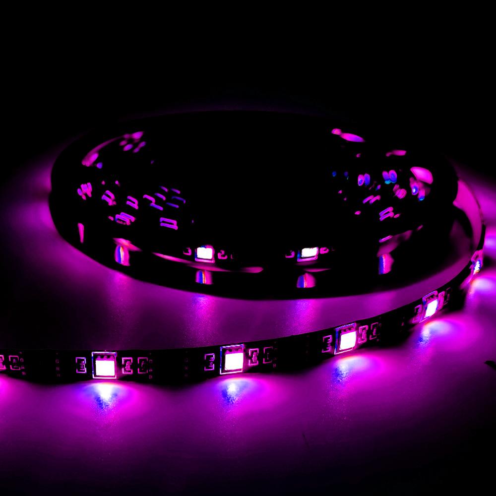 5M USB LED Strip Lights with 24-Key Remote – RGB Backlighting for TV, Keyboard & Home Decor