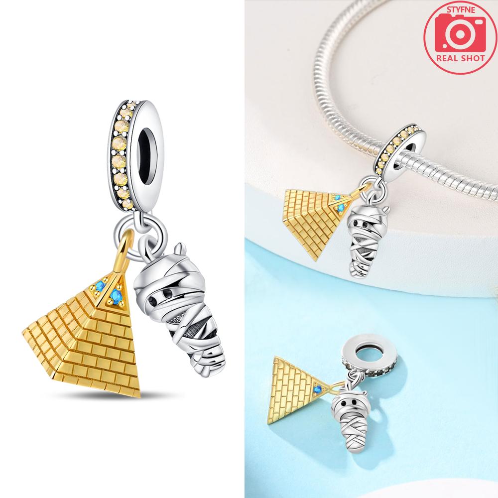 Exquisite Charm Gold Pearl Pendant Heart Love Beads Fit Copper Bracelet Jewelry Women Gift Diy Valentine'S Day Gift Necklace