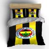 "Set da 3 Pezzi Logo Fenerbahçe" Copripiumino Federe (1 * Copripiumino 2 * Federe, senza piumino)