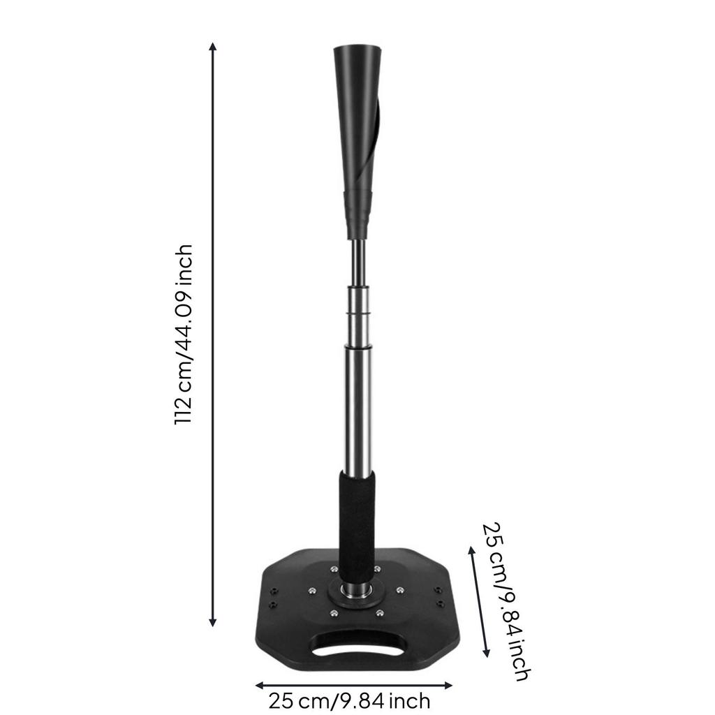 Baseball Batting Tee Weighted Training Aid Portable for Backyard, Hitters