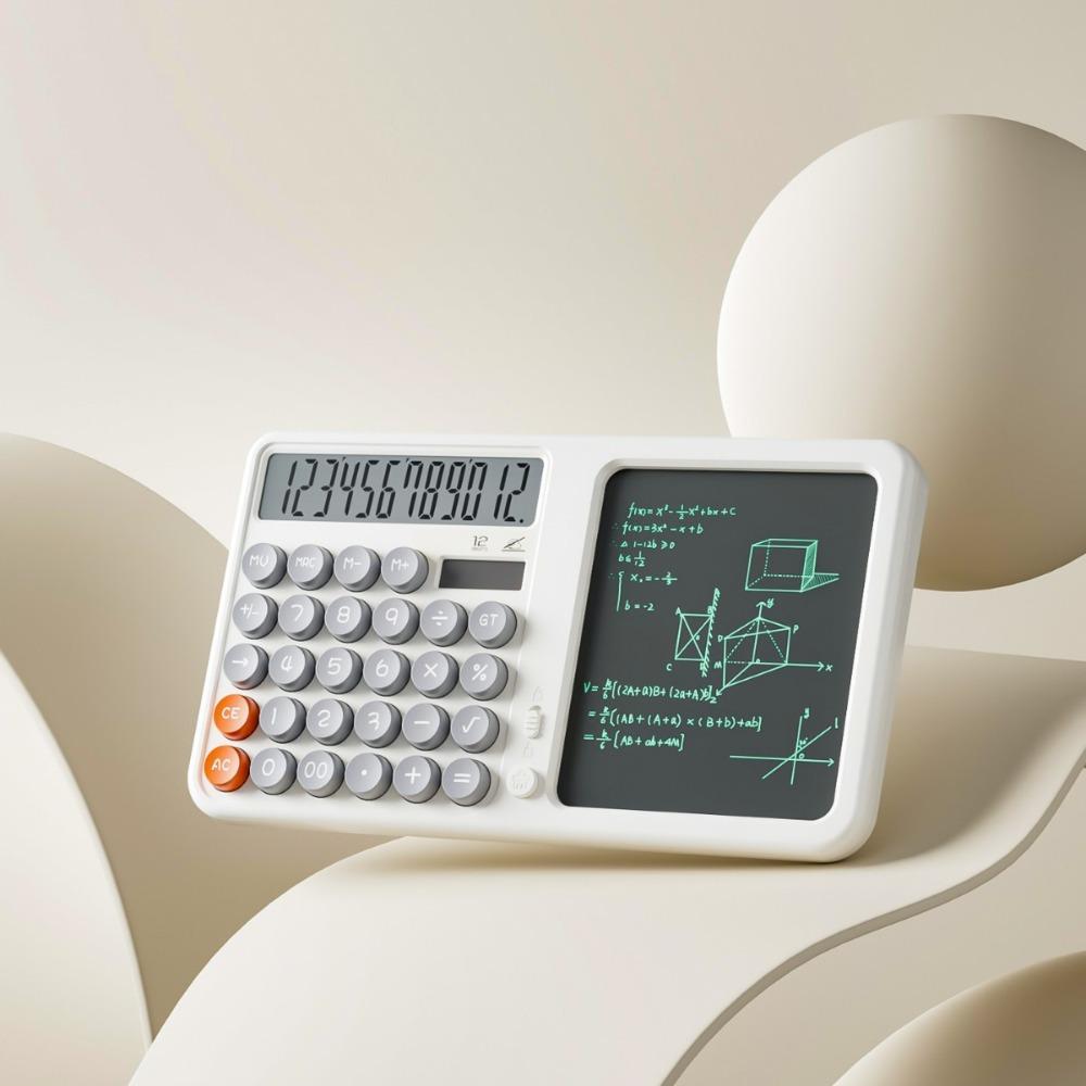 Large LCD Display Scientific Calculator Dual Power Supply 12-Digit Calculator  Students