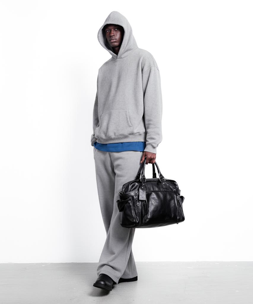 Dideobeulyueseui Signature Heavy Sweatpants (Melange Grey)