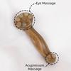 Wooden Handle Guasha Face Massager Tool Antistatic Face Manual Massager  Skin Scraping