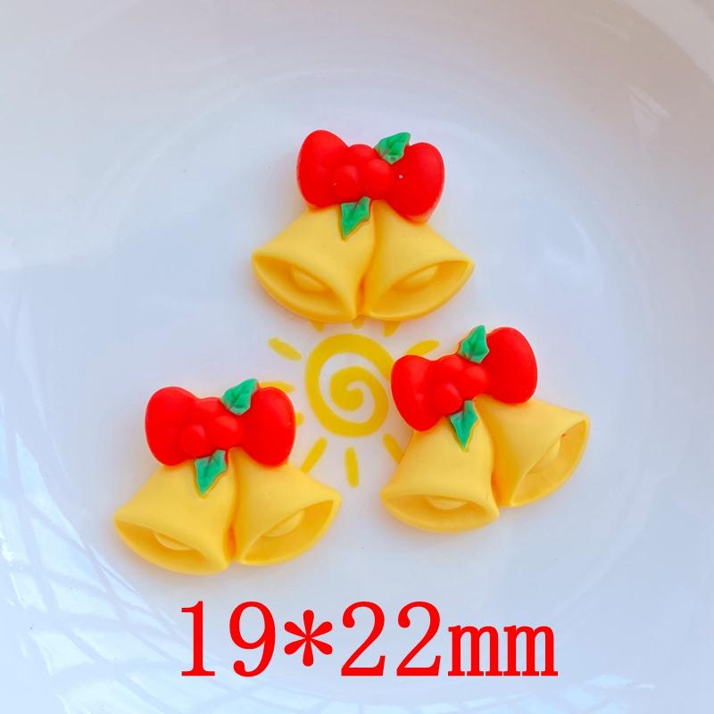 12 Stück Neue Süße Cartoon-Weihnachtsserie Flache Rückseite Harz-Cabochons Scrapbooking DIY Schmuck Handwerk Dekoration Zubehör