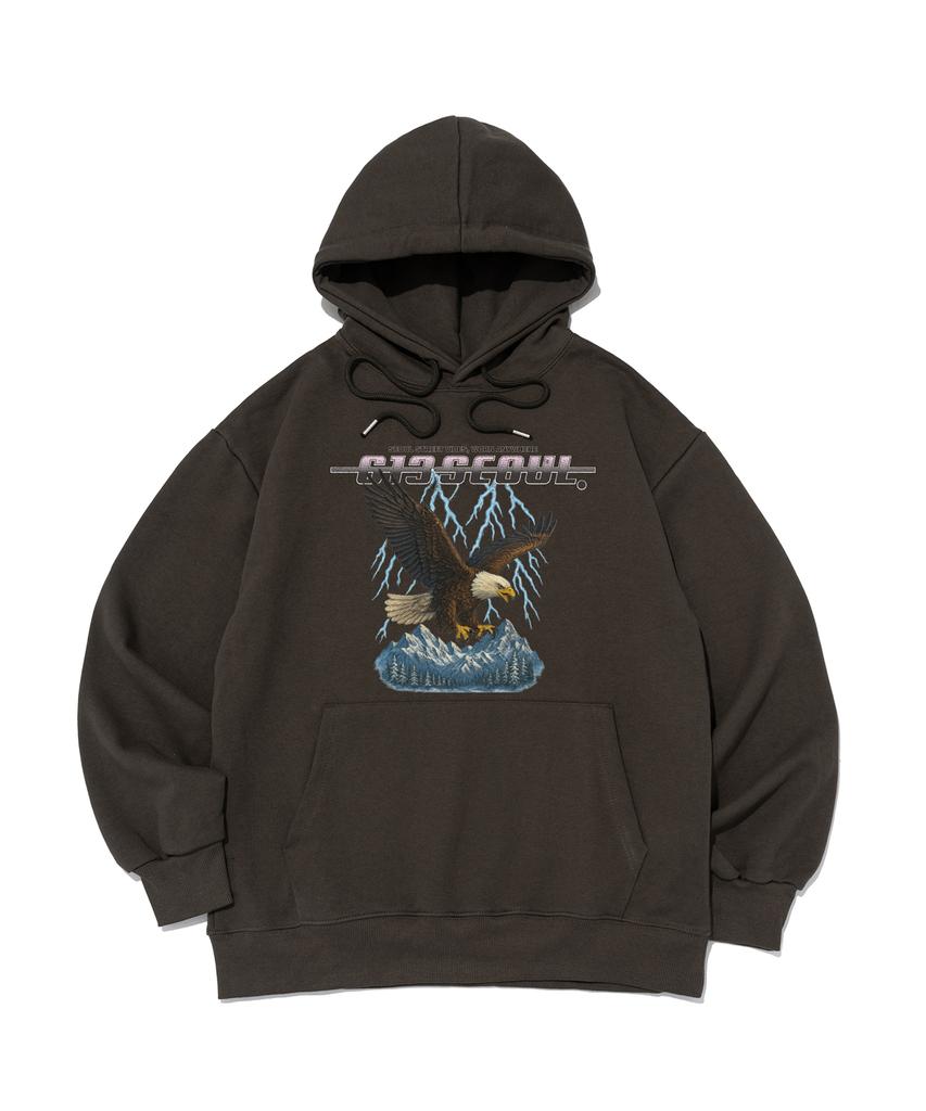 Eagles Flying Oversized Hoodie (Khaki)
