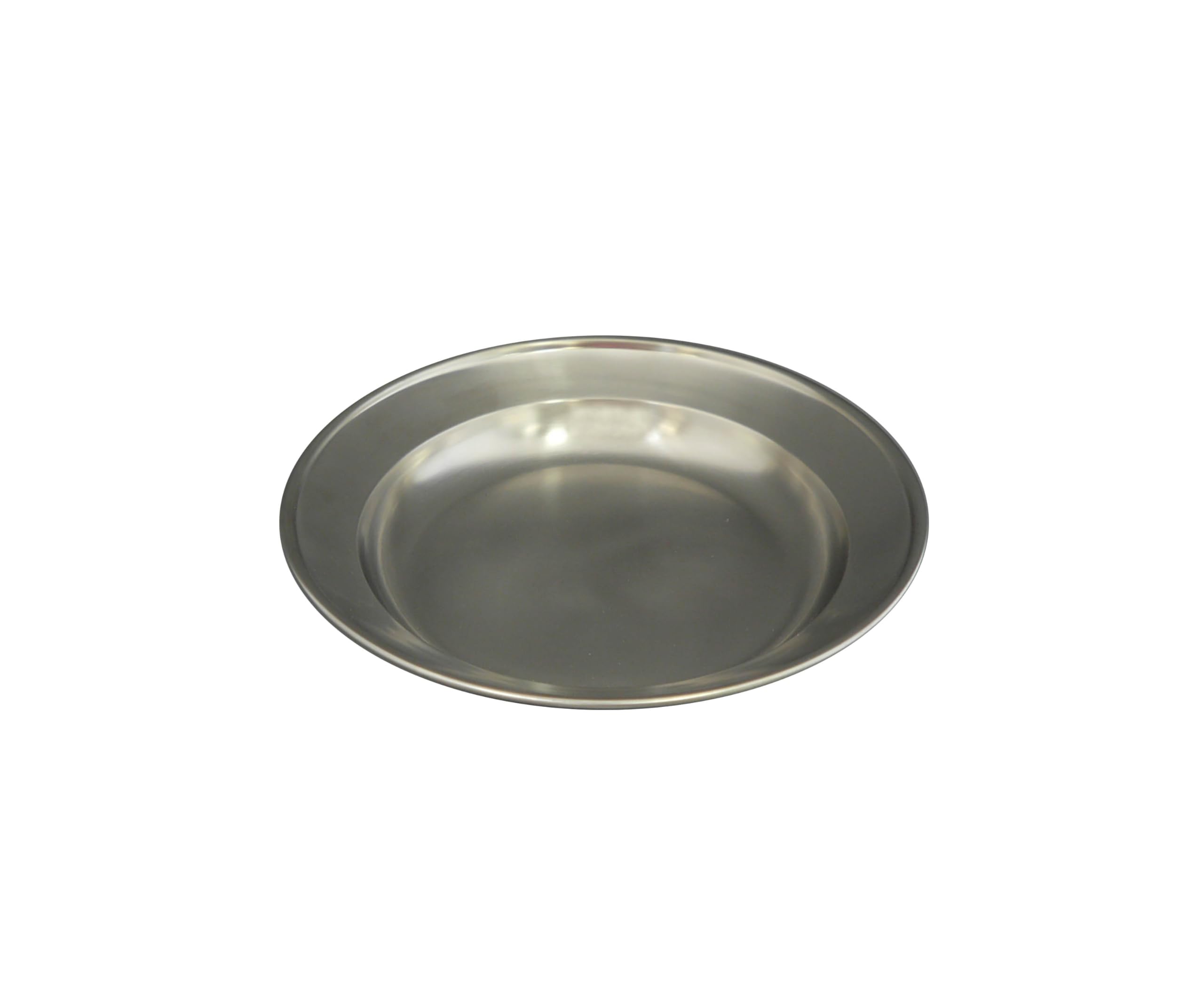 

Tiger Crown Stainless Steel Round Curry Plate, Diameter 20.8cm x Height 3.4cm, No. 6970, Made in Japan