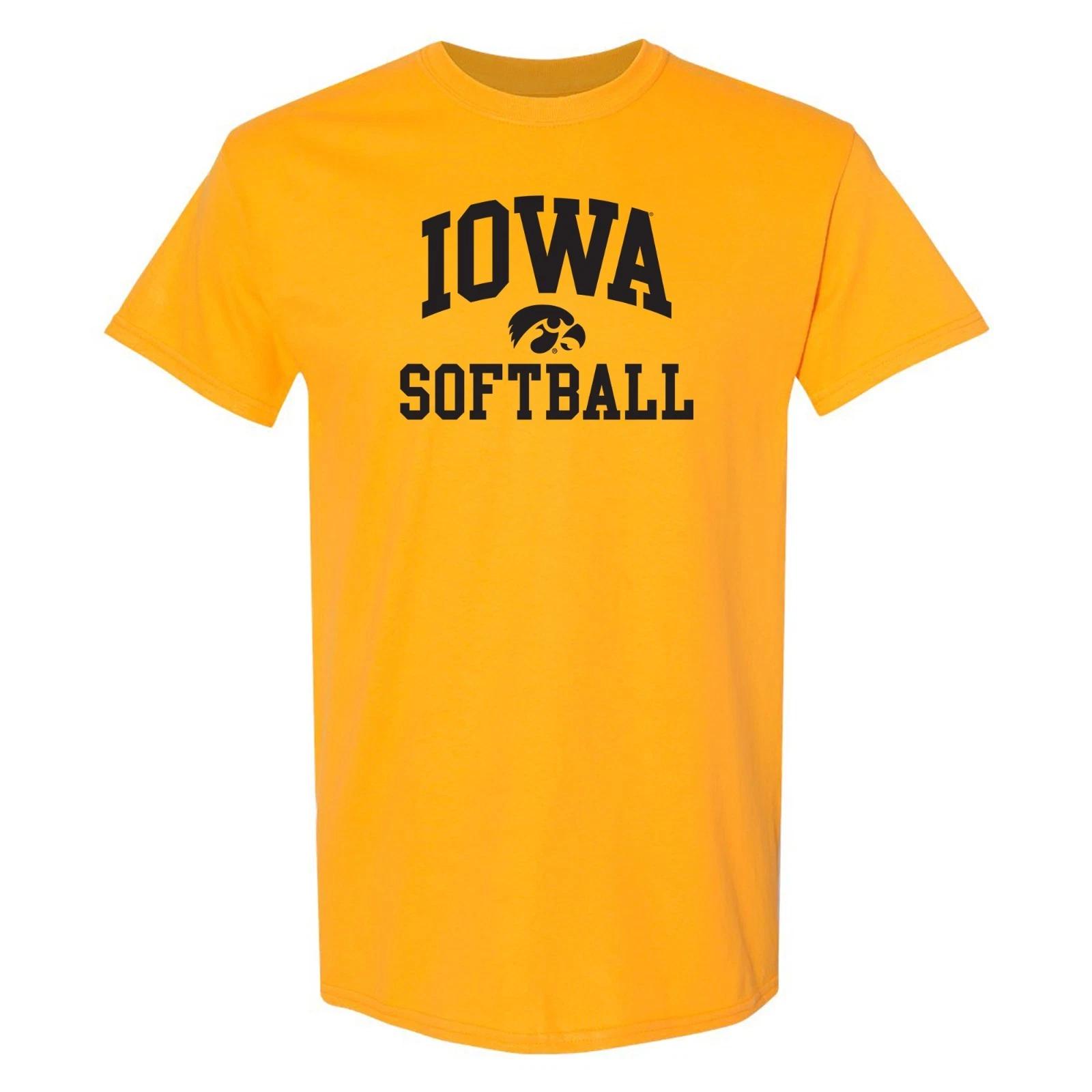 Iowa Hawkeyes Rowing - University Sports Short Sleeve T Shirt - Gold 4XL