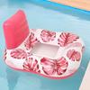 Maple Leaf Inflatable Water Lounger with Mesh Backrest - Adult Pool Float Bed