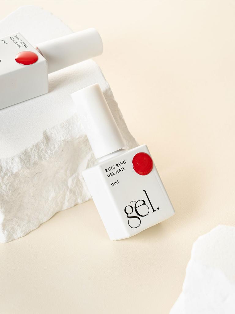 Ringring One-Step Gel Nail Polish, Urban Red, 9ml