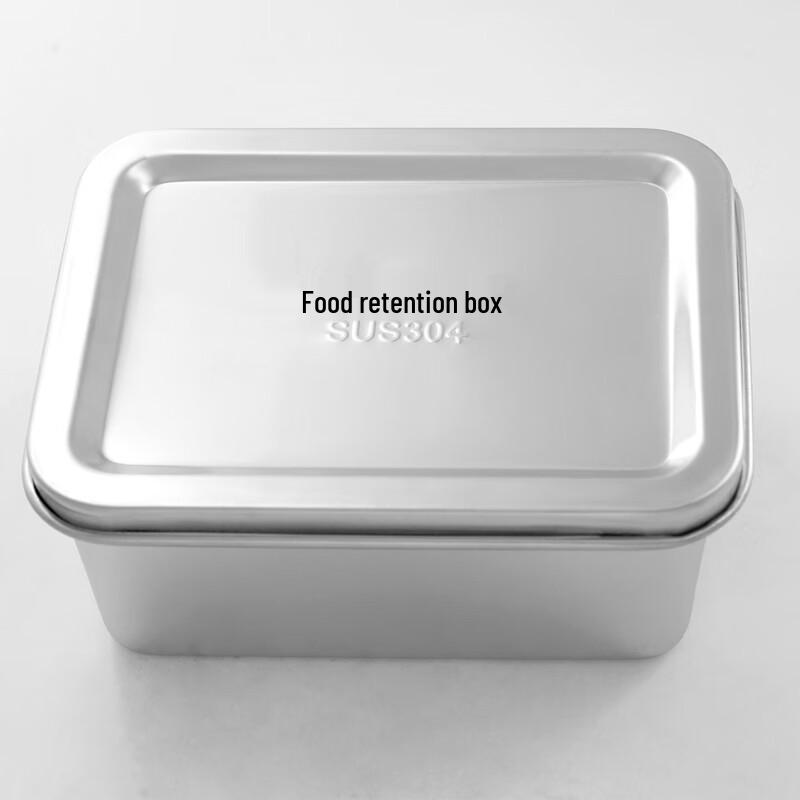 304 Edelstahl Quadratische Lebensmittelaufbewahrungsbehälter Set