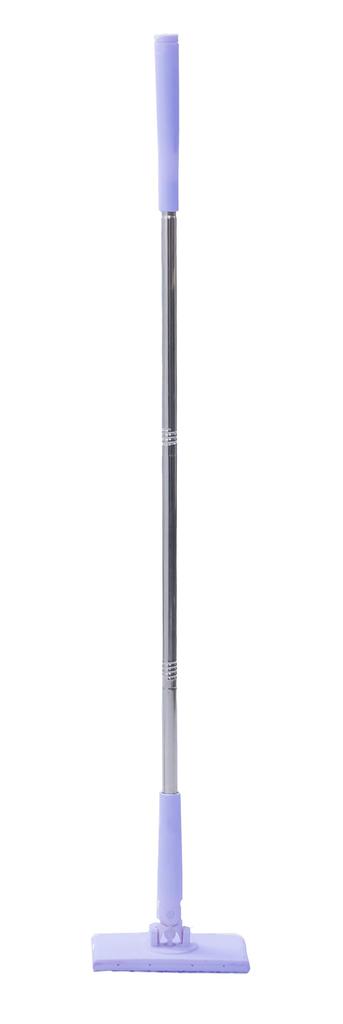 automatic floor wiper with rotation for Handy size Compact, clip-on 90° touch-free cleaning. mop, lavender, L.