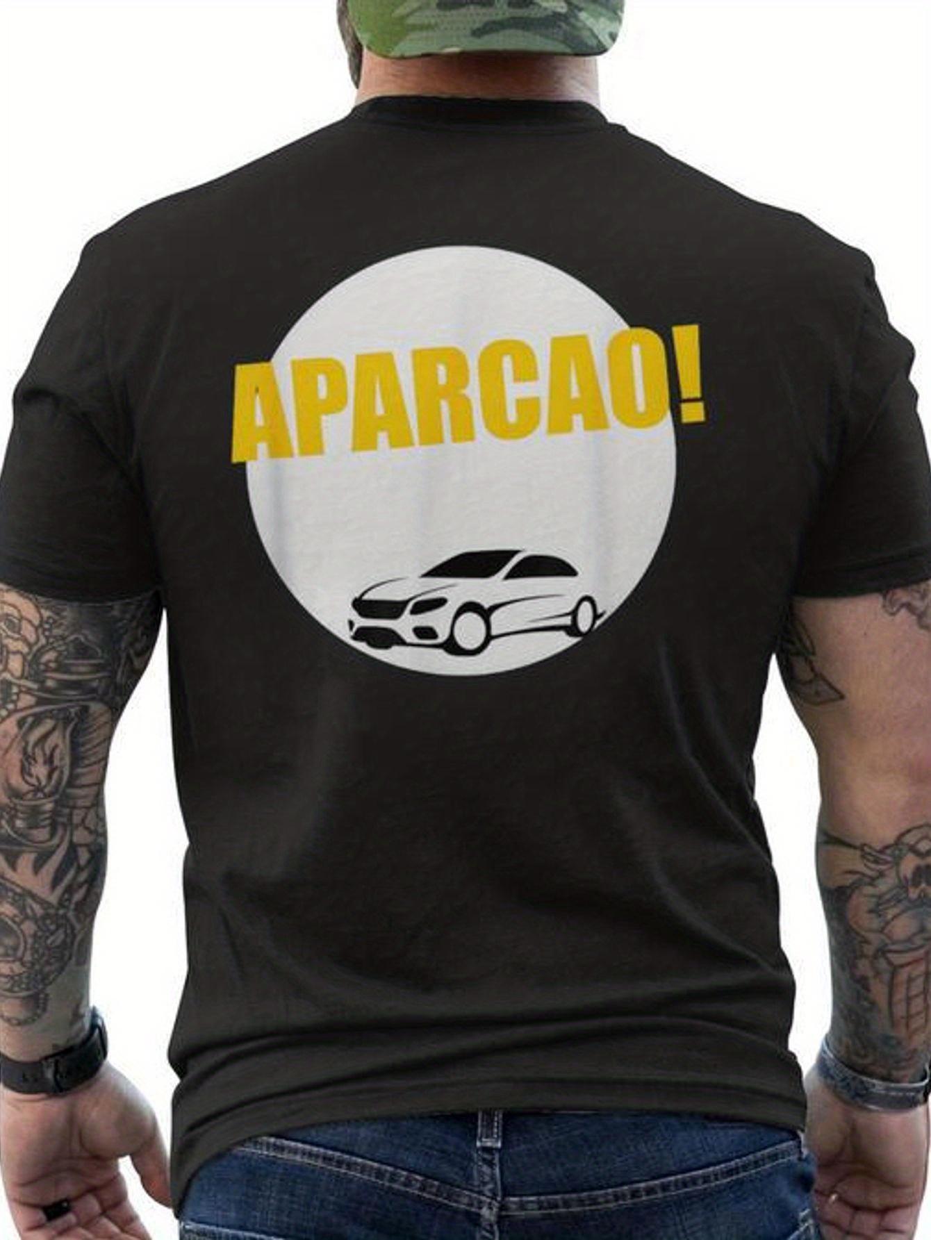 New Unisex T-shirts Featuring La Que Se Avecina Hala Aparcao Design- Casual Crew Neck Short-sleeved T-shirts with Hala Aparcao Pattern XXXXL
