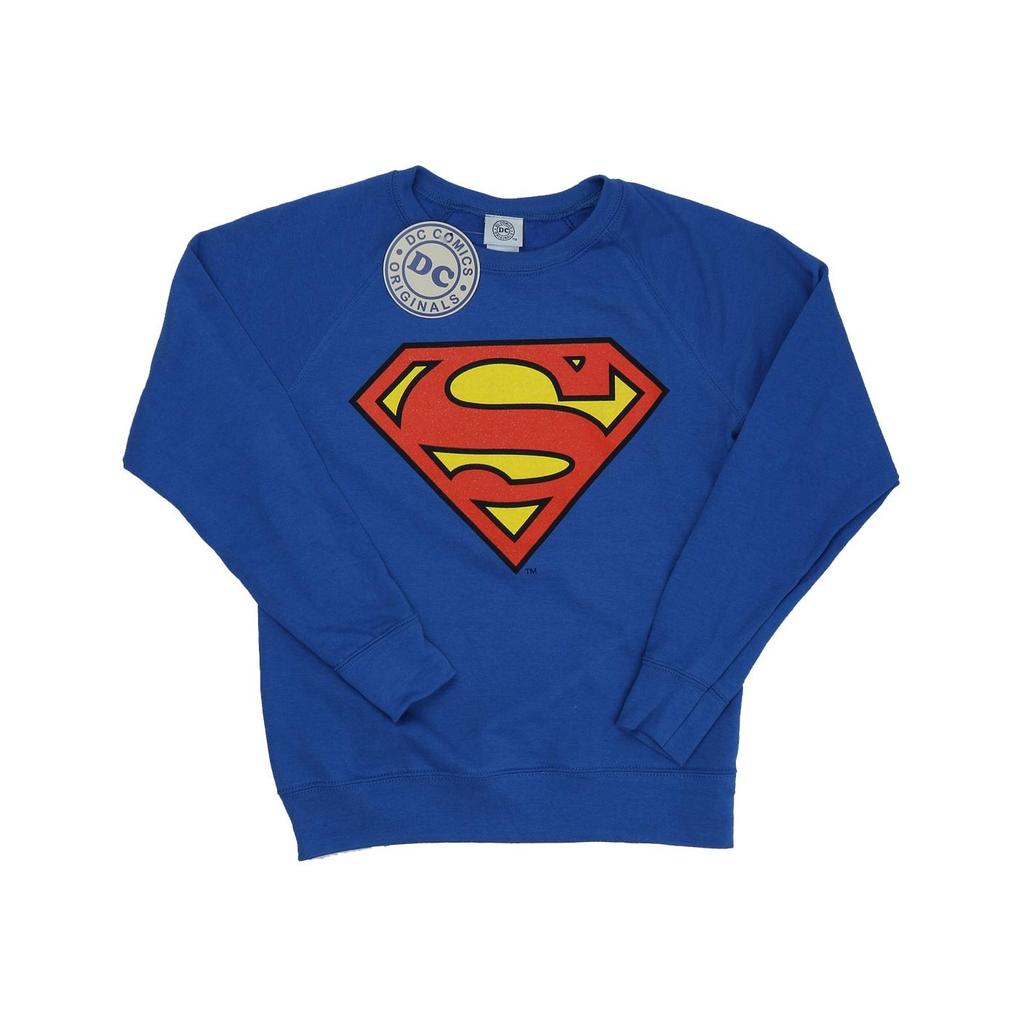 DC Comics Womens/Ladies Superman Logo Boyfriend Fit Sweatshirt