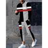 Beliebte Herren Langarm T-Shirts Hosen Set 3D Krone König Druck Herren Sportbekleidung Sommer 2025 Neuer Trainingsanzug Jogger 2-teilige Outfits