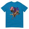 Trump Riding A Dinosaur Trex Suppor Trump 2020 Tshirt