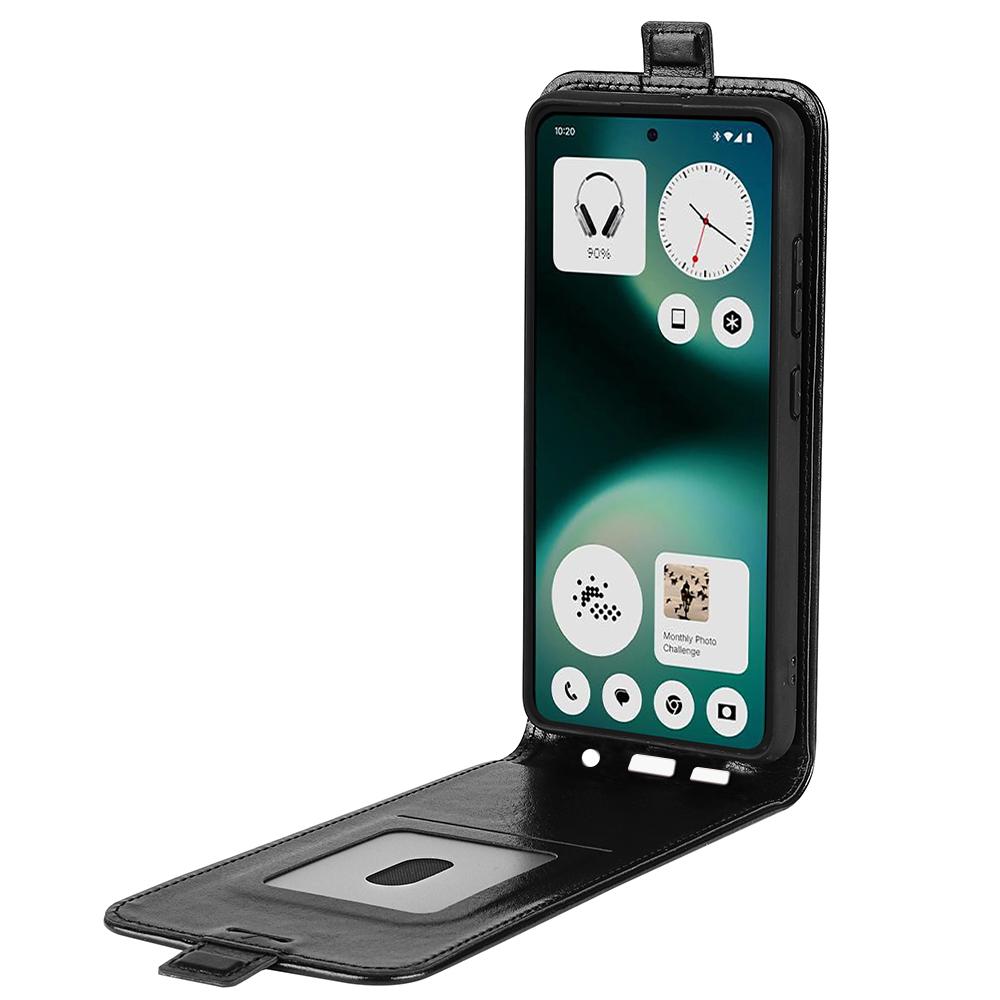 For Nothing Phone (3a) Lite 5G Case with Card Slots Vertical Flip Leather Phone Cover