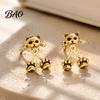 Cute Cat Earrings for Women 1 Pair Paw Women, Vintage Front Whimsical Lover Accessories Back Stud Earrings, Small Kitten Jewelry Gift Lovers