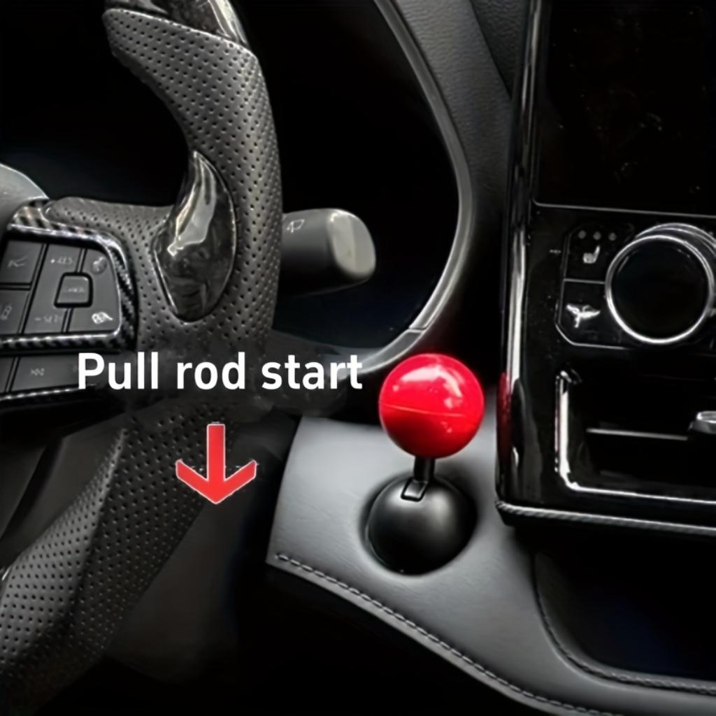 Car Engine Start-Stop Button Joystick Start Button Protector Universal Car Engine Start Button